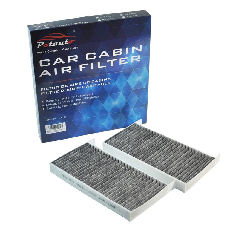 POTAUTO MAP 2013C (CF11172) Activated Carbon Car Cabin Air Filter Replacement for DODGE NITRO, JEEP LIBERTY - Image 1